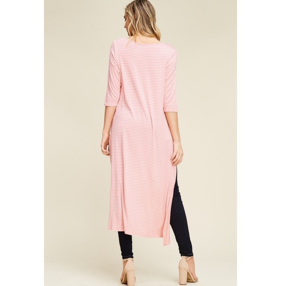 $$ FIRM $$ Beautiful Spring Hi Lo Tunic Top - Picture 6 of 8